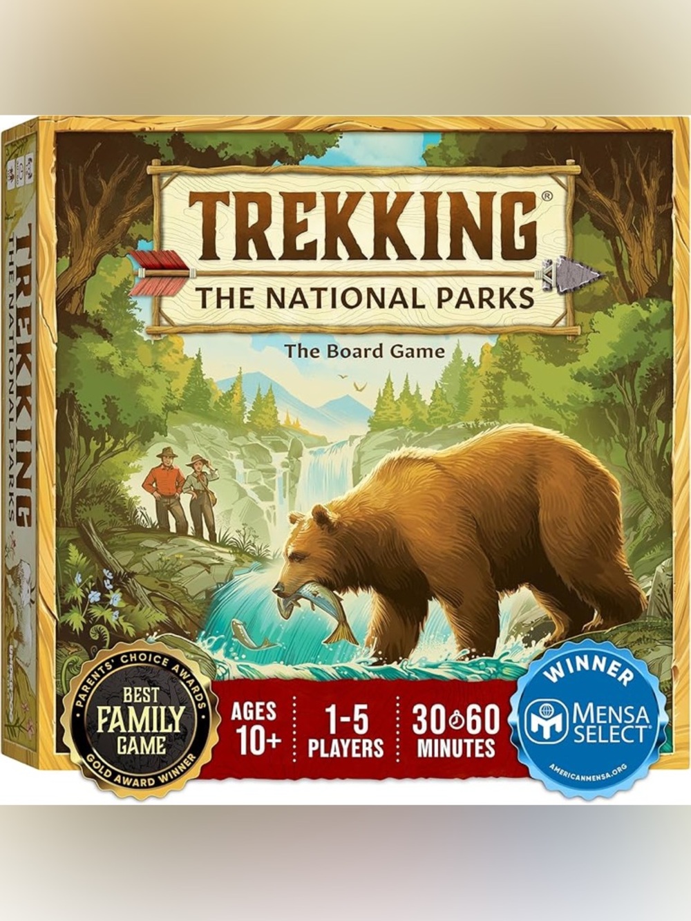 NEW! Trekking The National Parks FAMILY Board Game